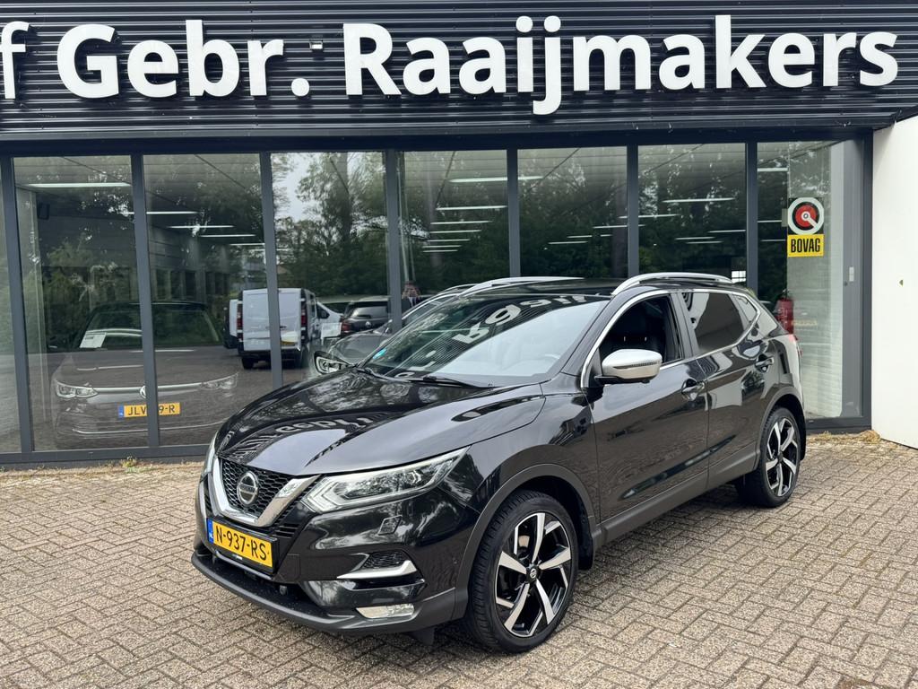 Nissan QASHQAI 1.5 dCi Tekna+ *Panorama*Leder* (bj 2018), Auto's, Voorwielaandrijving, 1350 kg, 4 cilinders, Zwart