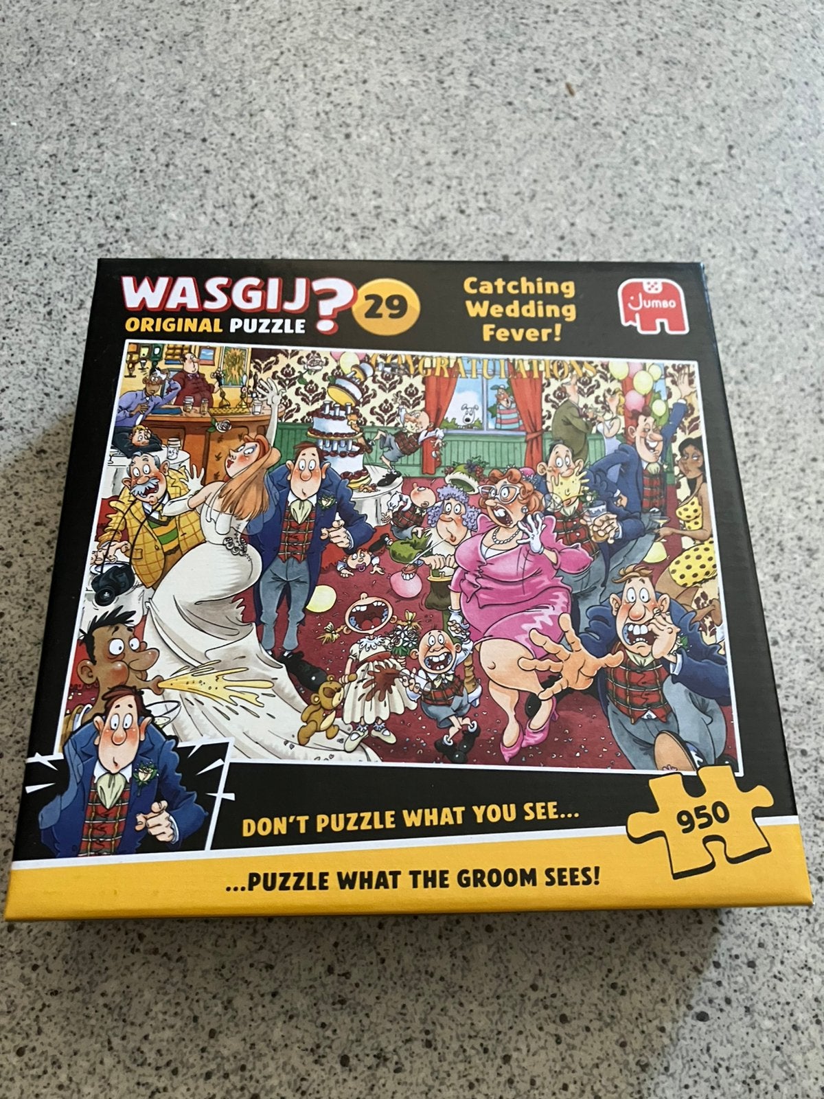 Wasgij original puzzel 29, Hobby en Vrije tijd, Ophalen, 500 t/m 1500 stukjes, Zo goed als nieuw, Legpuzzel