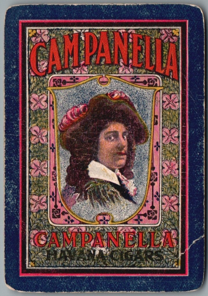 speelkaart - LK15453 - Campanella cigars (hoekplooi), Envoi, Utilisé, Carte(s) à jouer