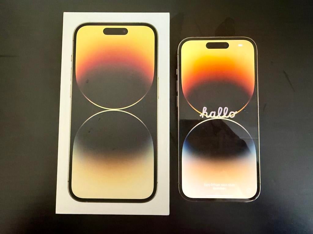 iPhone 14 Pro 128 GB goud, Ophalen, Zonder simlock, Zonder abonnement, Goud
