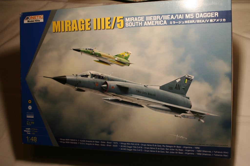 Kinetic 48052 1/48 Mirage IIIE/5 "South America", Ophalen of Verzenden, Nieuw, Groter dan 1:72, Vliegtuig