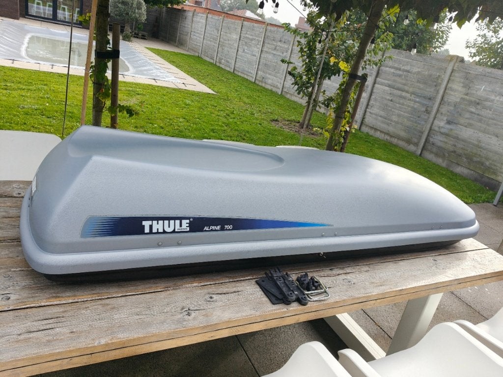 Thule Alpine 700 dakkoffer Skibox, Auto diversen, Ophalen, Gebruikt