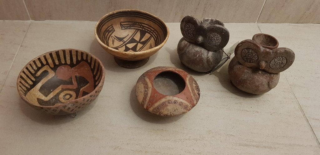 Aardewerk uit Colombia, Ophalen