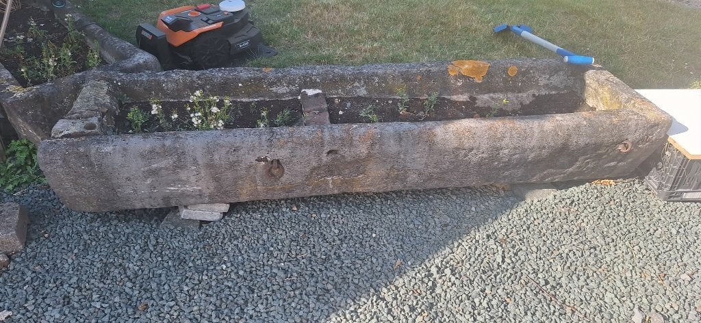 Stenen drinkers/bloembakken, Tuin en Terras, Ophalen, Steen, Gebruikt, 100 cm of meer