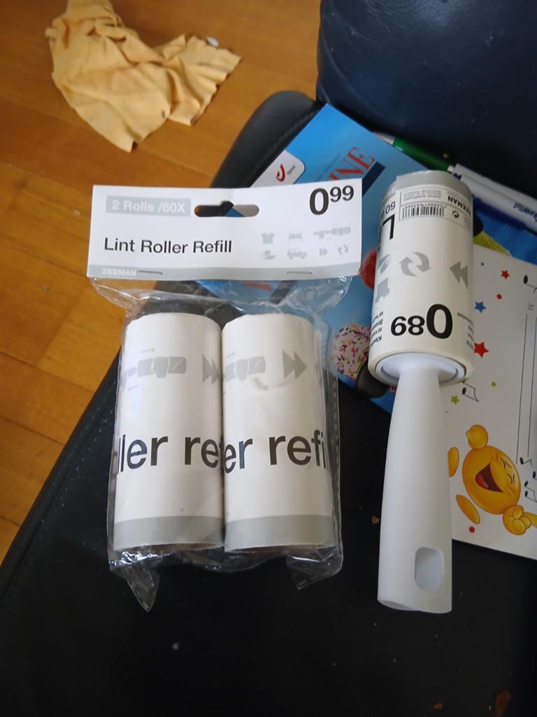 Lint roller refill  ruilen kuis zeep, Ophalen