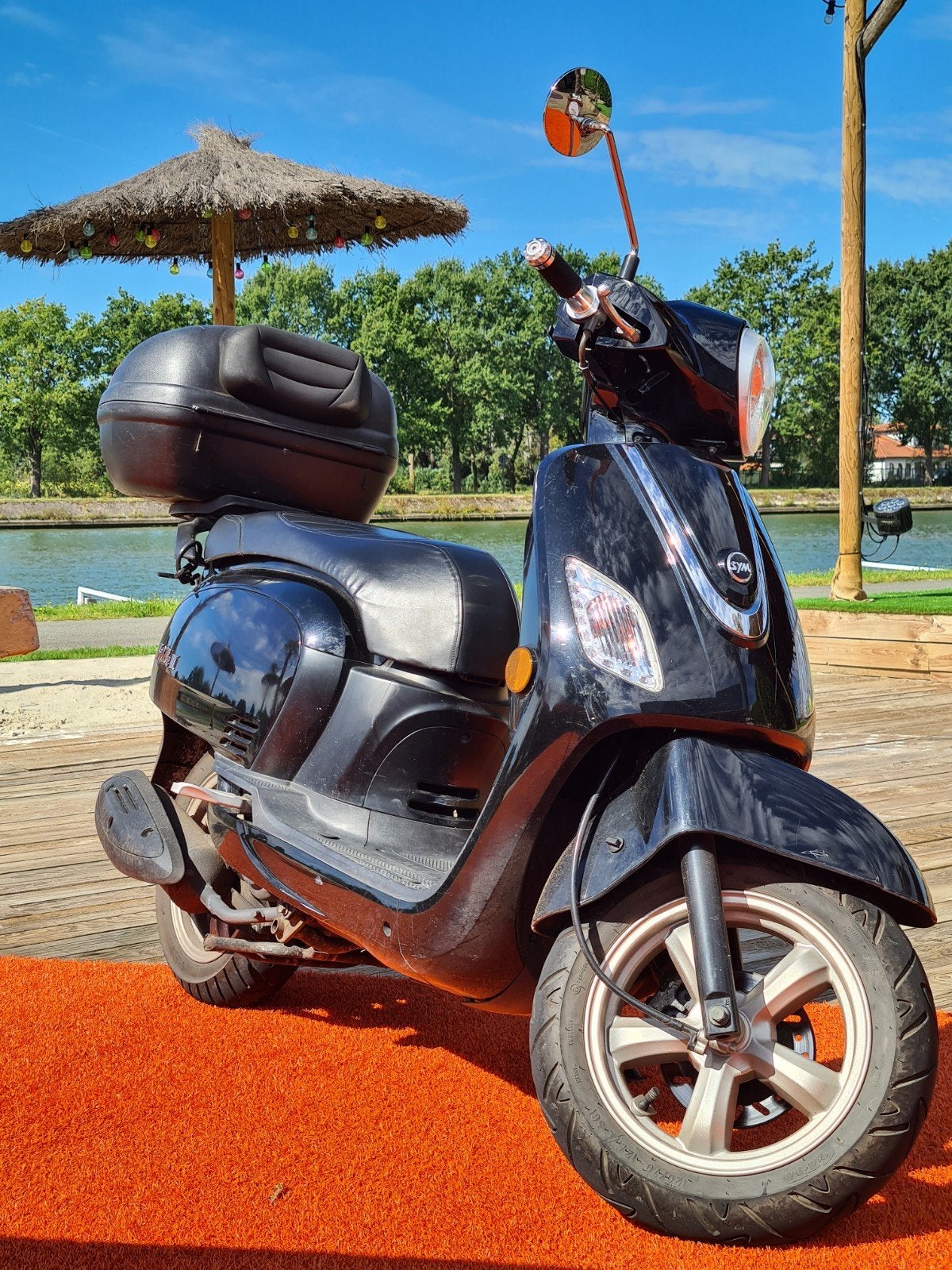 Sym fiddle 3 A klasse rijd 60 per uur top staat papieren ok, Fietsen en Brommers, Scooters | SYM, Ophalen of Verzenden, Fiddle
