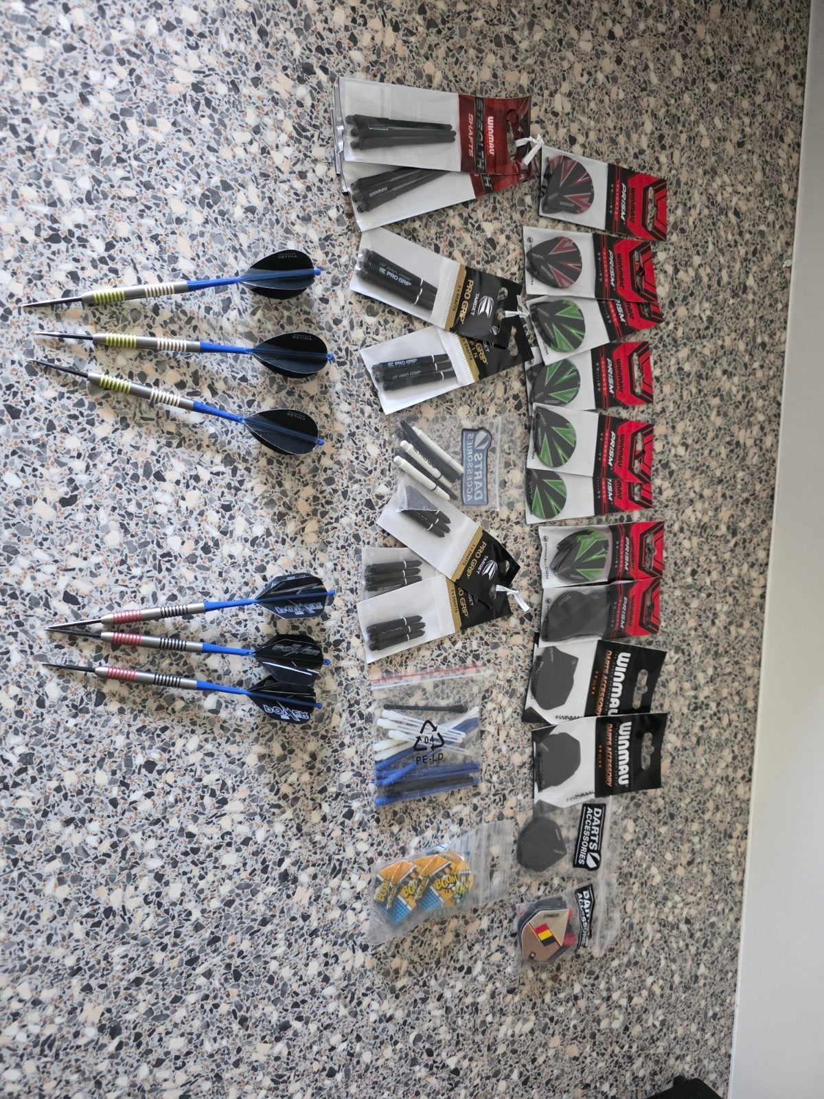 darts, Ophalen