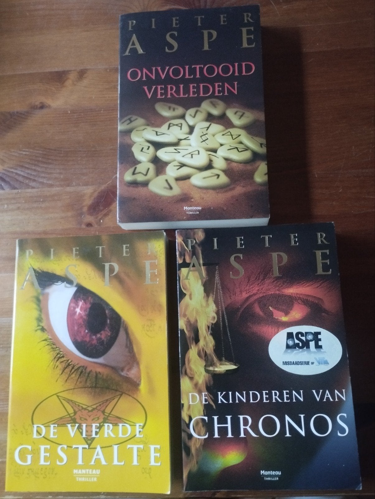 3 Thrillers van Pieter Aspe in het Nederlands, Ophalen of Verzenden