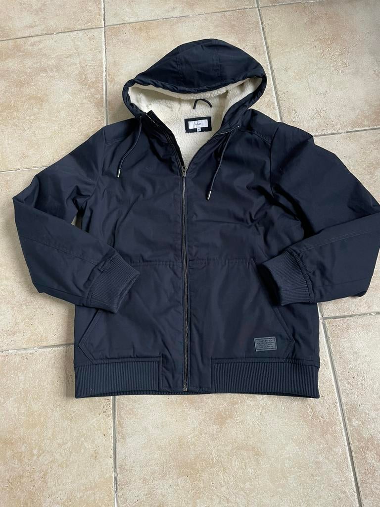Winterjas met wol M, Kleding | Heren, Jassen | Winter, Ophalen of Verzenden, Nieuw, Maat 48/50 (M), Blauw
