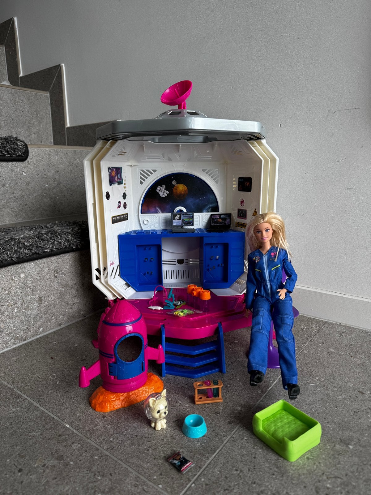 Barbie space station, Ophalen, Zo goed als nieuw