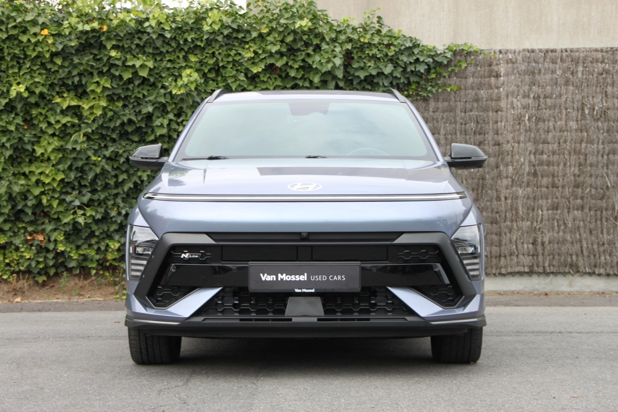 Hyundai Kona 1.6 GDi Hybrid Shine N-Line 6-DCT | 360° CAMER, Dealer onderhouden, Stof, Gebruikt, Zwart