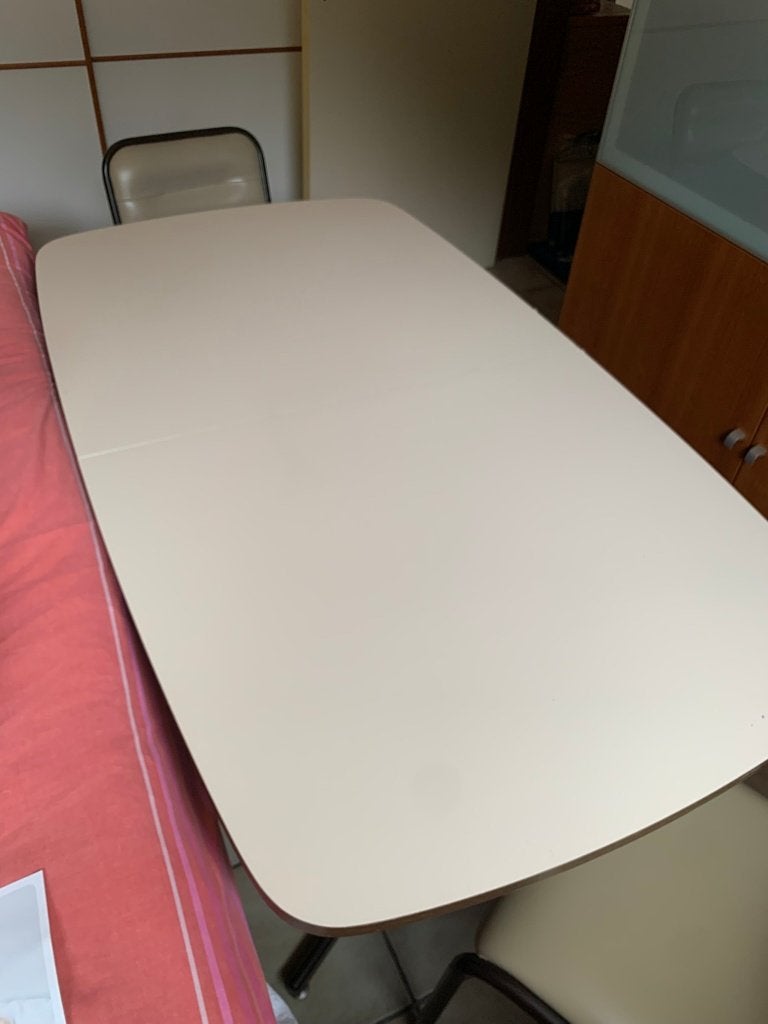 keukentafel ca.1.40m x 0.80m verlengbaar, Ophalen, 100 tot 150 cm, Vintage, 50 tot 100 cm