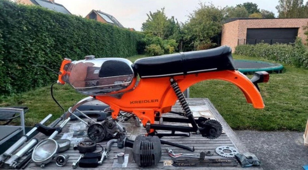 Gezocht kreidler rijwiel gedeelte zonder blok, Ophalen, Zo goed als nieuw, Blok