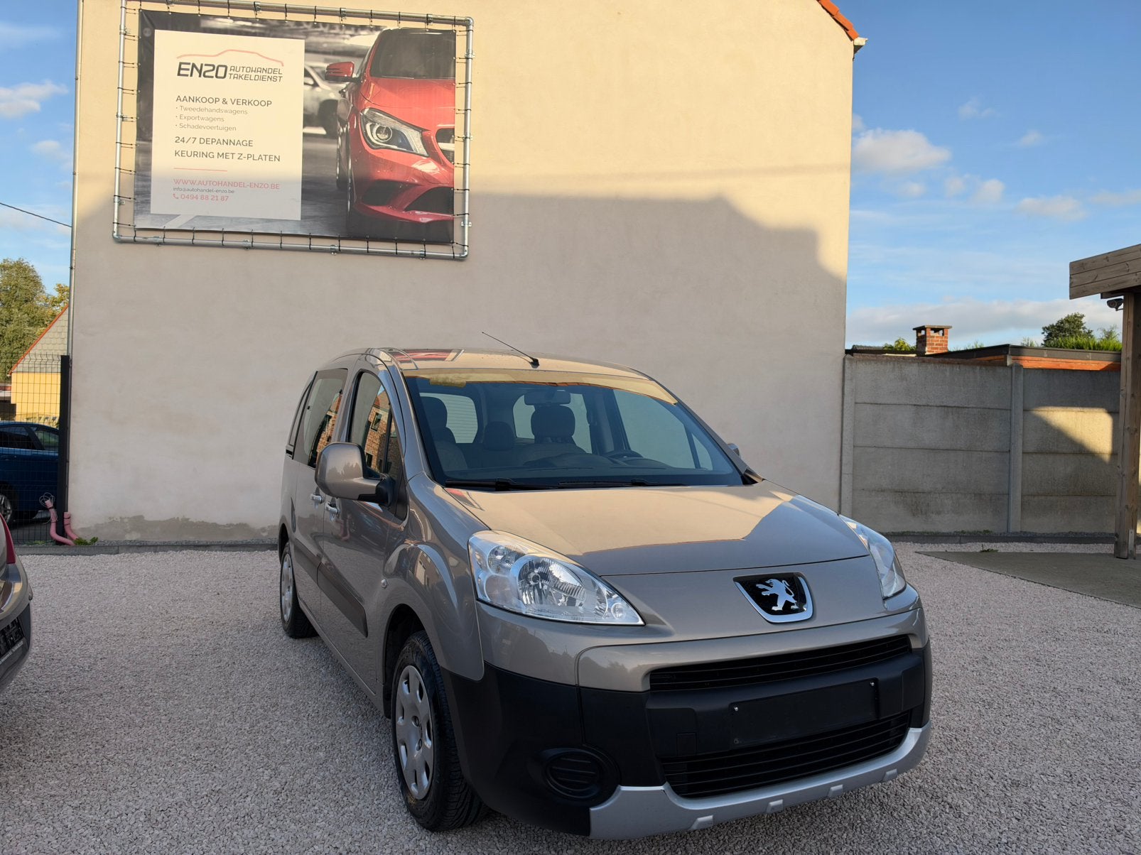 Peugeot Partner Benzine, Autos, Euro 5, Beige, Entreprise, Beige