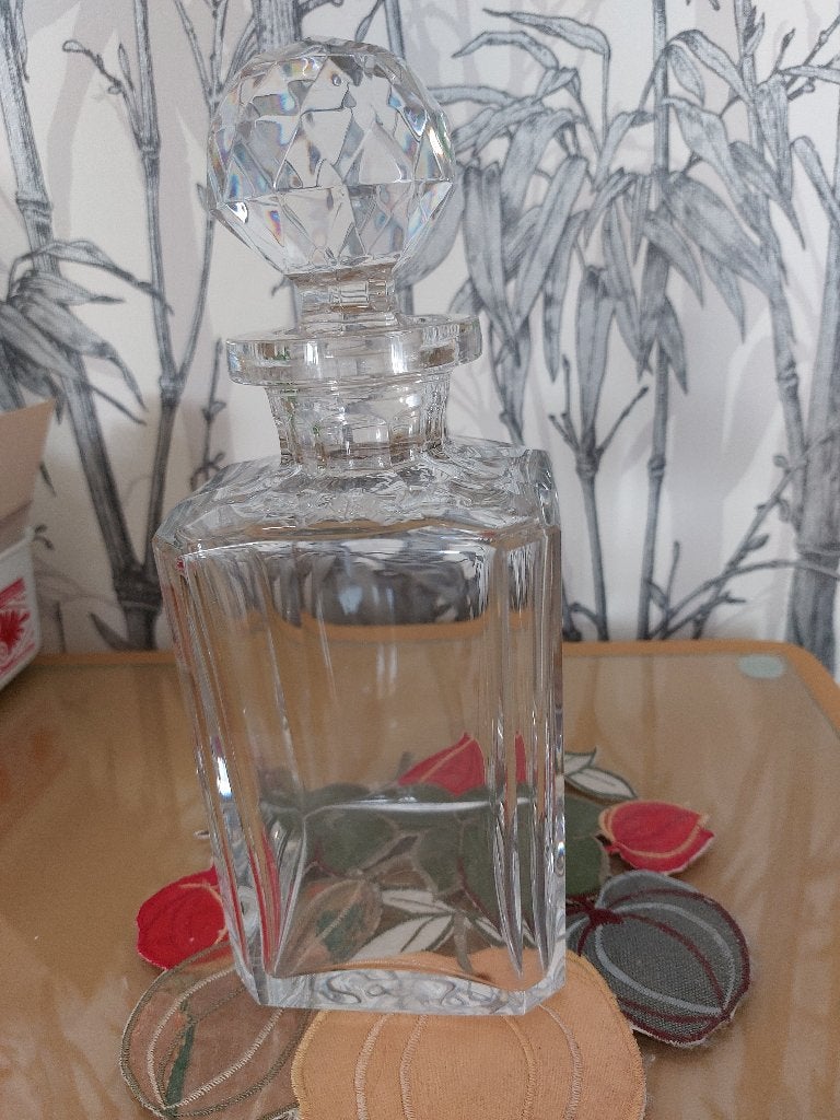Carafe à Whisky Val Saint Lambert emblème SPA, Enlèvement