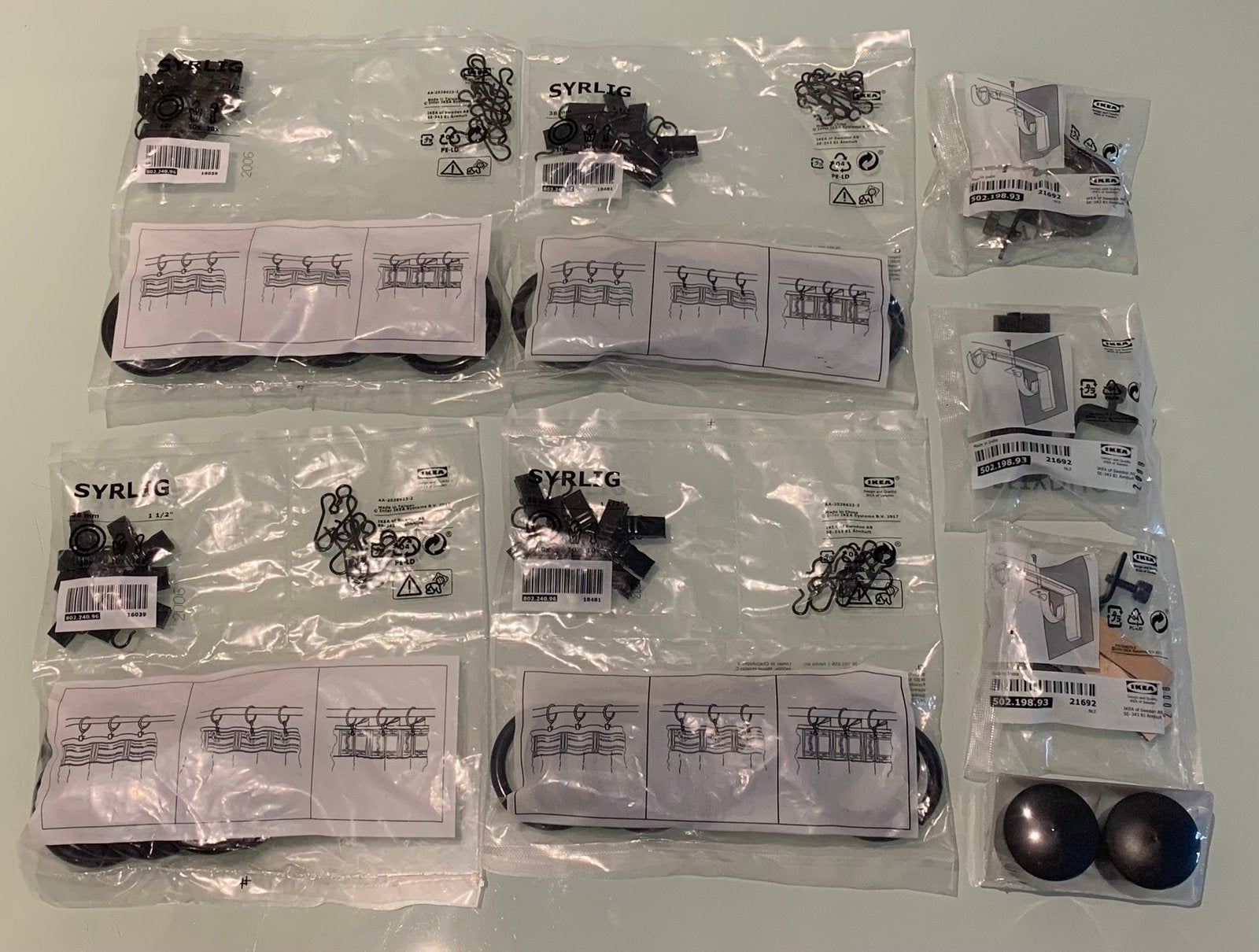 Accessoires gordijnen, Ophalen, Nieuw