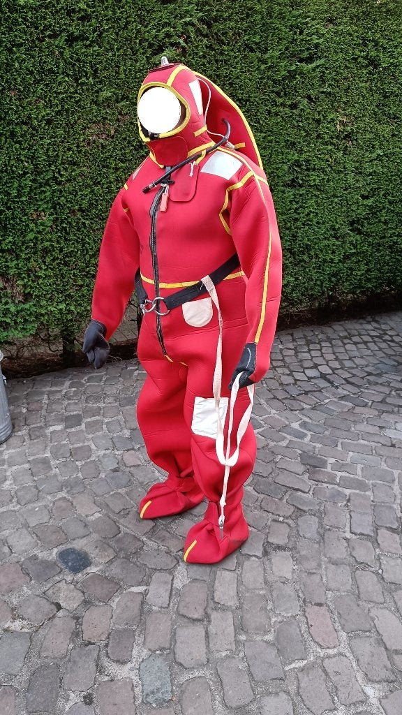 reddingspak voor op zee, marine floating suit, Verzamelen, Scheepvaart, Zo goed als nieuw, Ophalen
