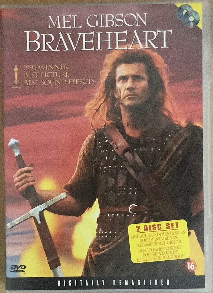 Braveheart (1995) Dvd 2disc Mel Gibson, CD & DVD, DVD | Action, Historique, Enlèvement ou Envoi, Néerlandais, À partir de 16 ans