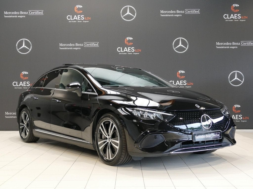 Mercedes-Benz EQE 350+ Business Line - DOS 8836, Auto's, Mercedes-Benz, Automaat, Zwart, 96 kWh, EQE