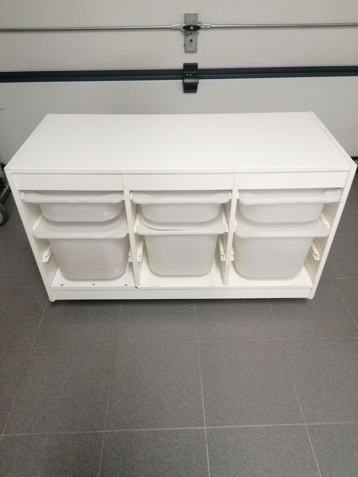 trofast opbergkast wit met bakken, Utilisé, 75 à 100 cm, Armoire, Moins de 50 cm