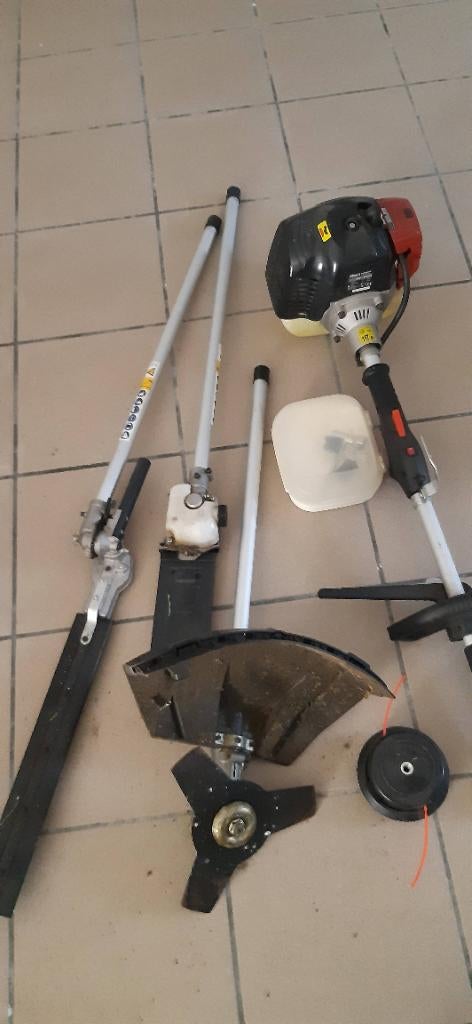 Multifunctionele 2takt tuinmachine Scheppah MFH5200-4P, Tuin en Terras, Ophalen, Gebruikt, Benzine