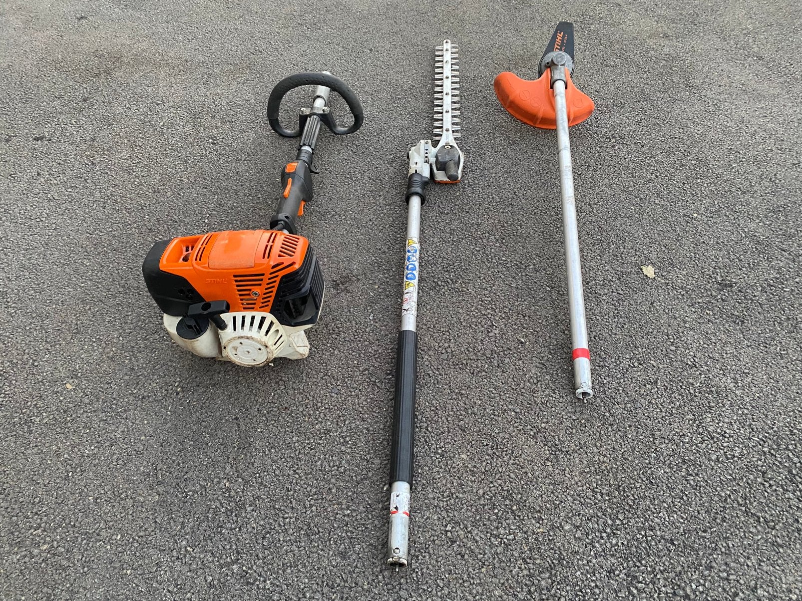 Combi système Stihl km131, Tuin en Terras, Ophalen, Gebruikt