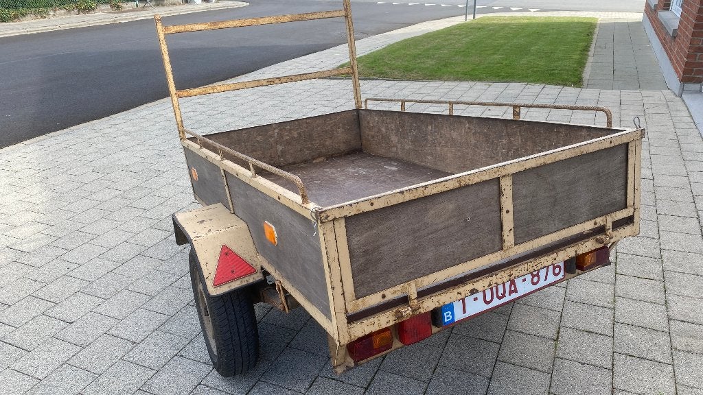 Aanhangwagen te koop, Ophalen, Gebruikt