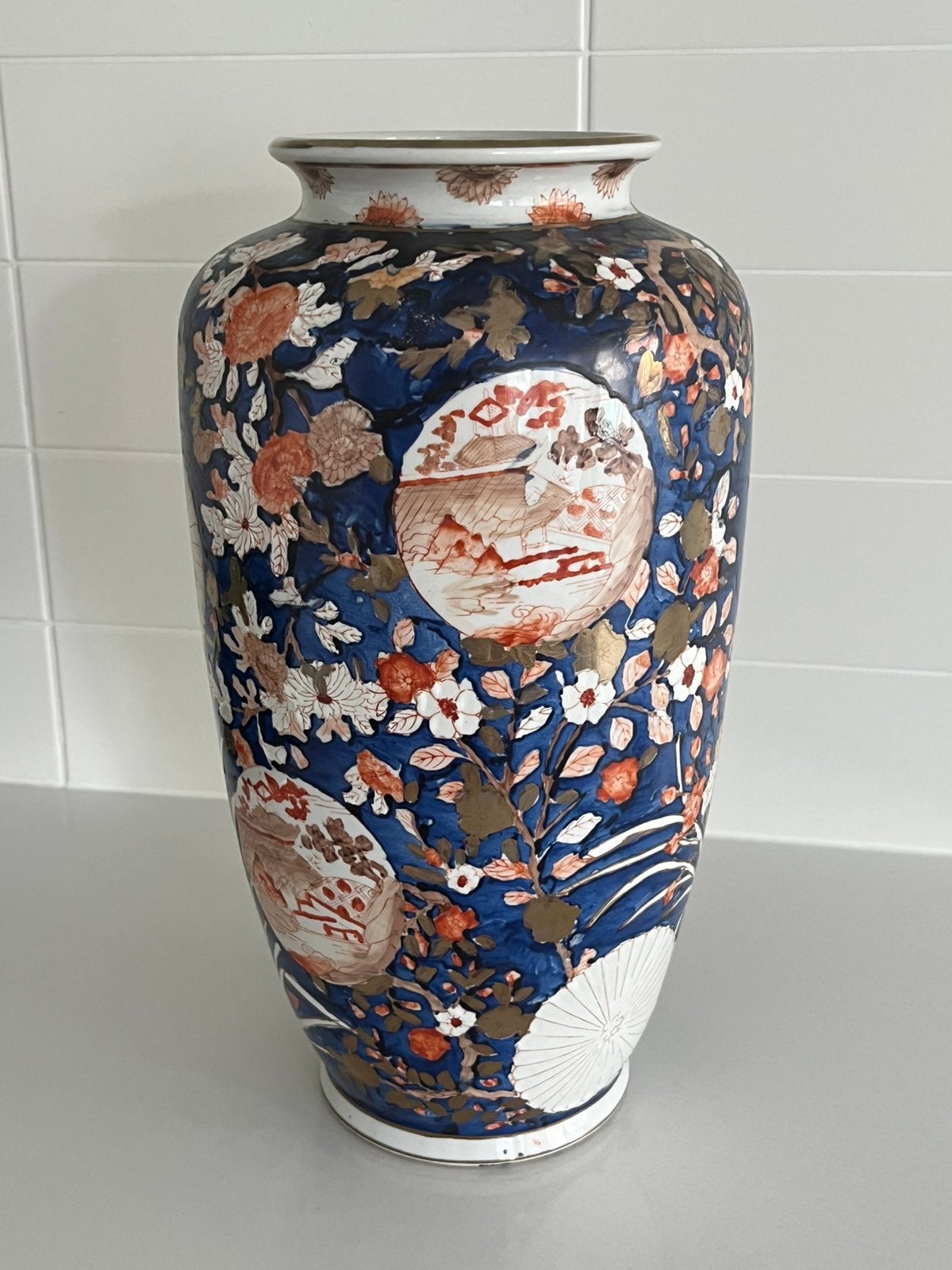 Vintage Tall Chinese Porselain Vase, Antiek en Kunst, Ophalen of Verzenden