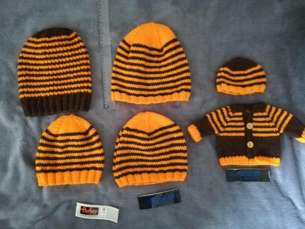 Mutsen, volw en kind en pop, nieuw gebreid, koop nu, solden, Ophalen of Verzenden, Nieuw, Breien, Naald