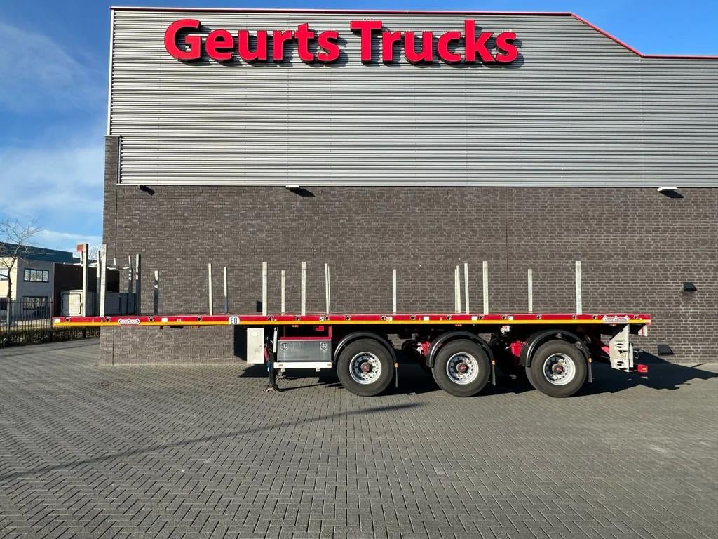 Nooteboom OVB-48-03 HYDRAULISCHE GESTUURDE BALLAST TRAILER, Rouge, Achat, Autres carburants, Remorques et Semi-remorques