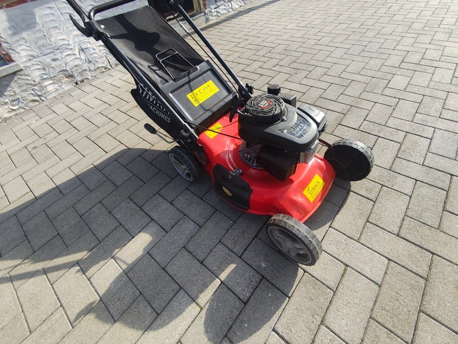 Grasmaaier simka zelftrekker, Enlèvement