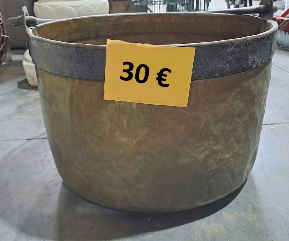 Koperen ketel met handvat, Ophalen, Koper