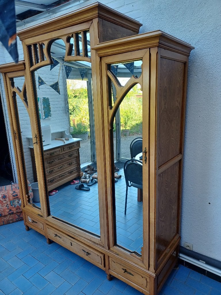 Armoire/armoire à jouets avec miroirs, 150 à 200 cm, Enlèvement, Utilisé, 200 cm ou plus