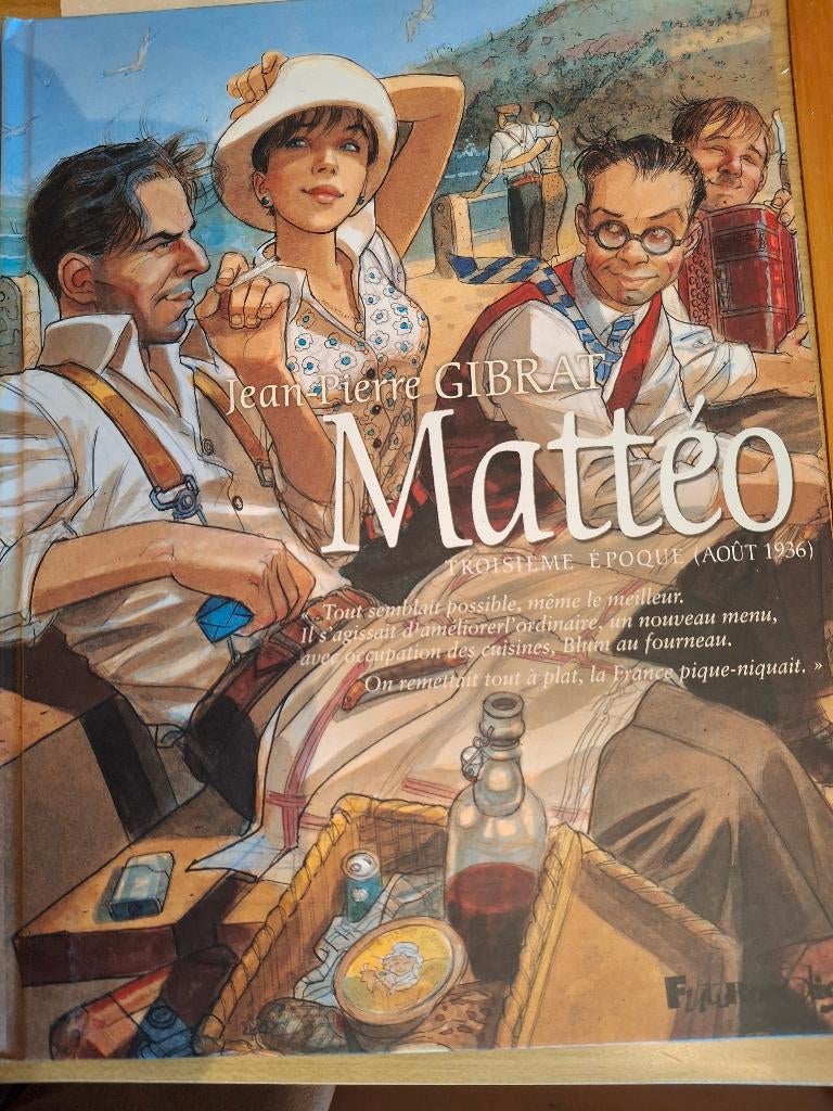 Te koop Comics Mattéo volume 1 en 3, Boeken, Ophalen, Zo goed als nieuw, Gibrat Jean-Pierre, Meerdere stripboeken