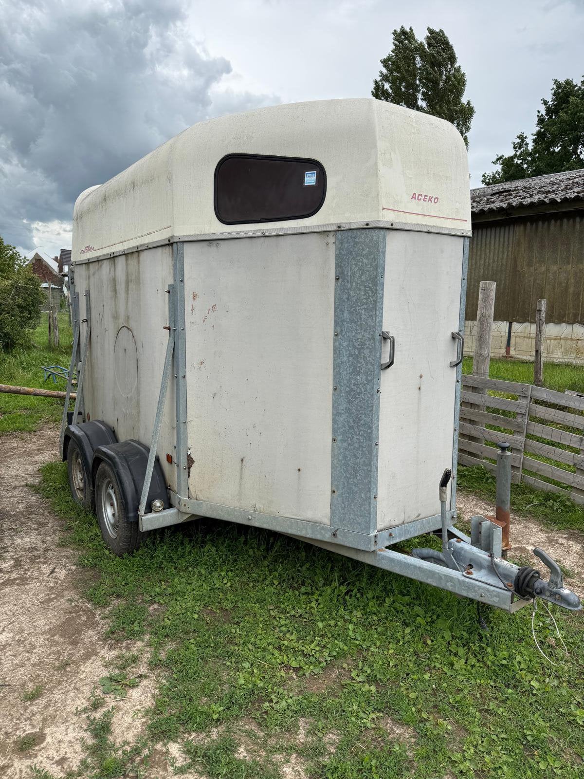 Van remorque, Animaux & Accessoires, Enlèvement, Utilisé, Remorque 2 chevaux
