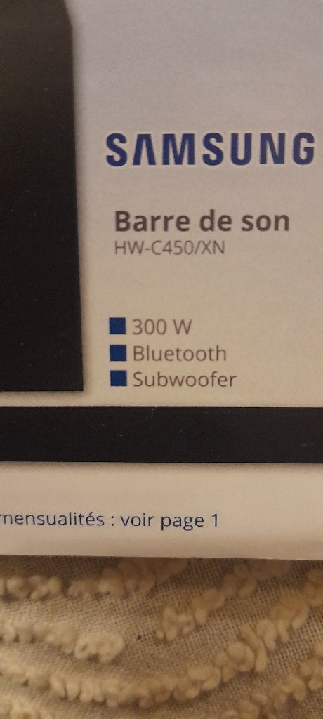 Barre de son, Enlèvement, Bluetooth, Comme neuf