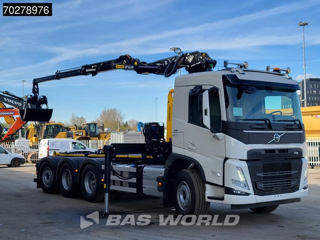 Volvo FM 460 8X4 NEW! Palfinger Q200Z95TR Crane + HT24 TEC H, Automaat, Stof, 338 kW, Bedrijf