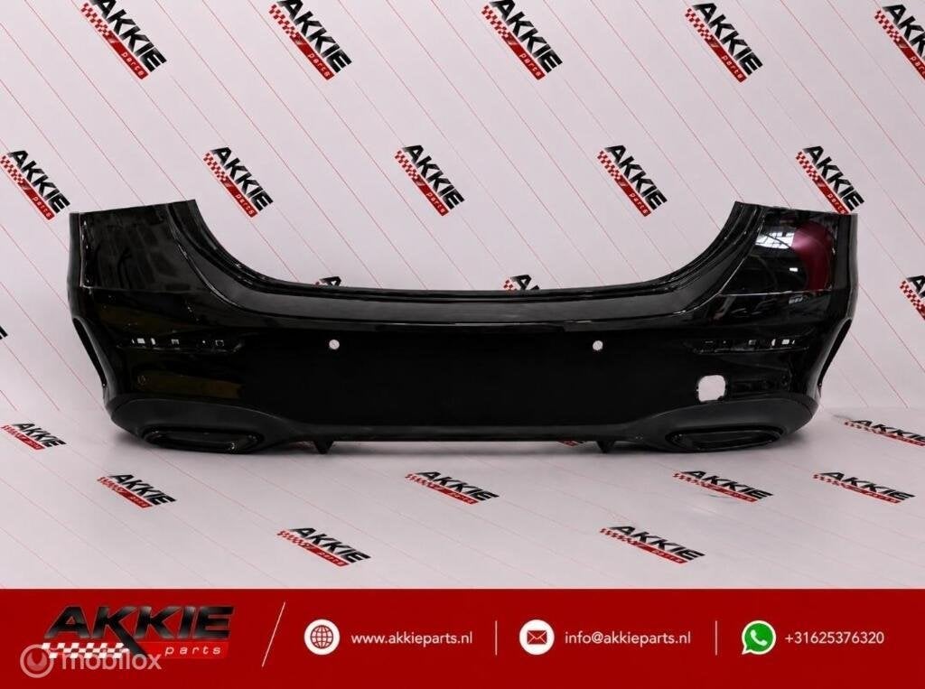 Mercedes A klasse achterbumper V177 w177 limousine zwart amg, Gebruikt, Mercedes-Benz, Ophalen of Verzenden, Mercedes-Benz