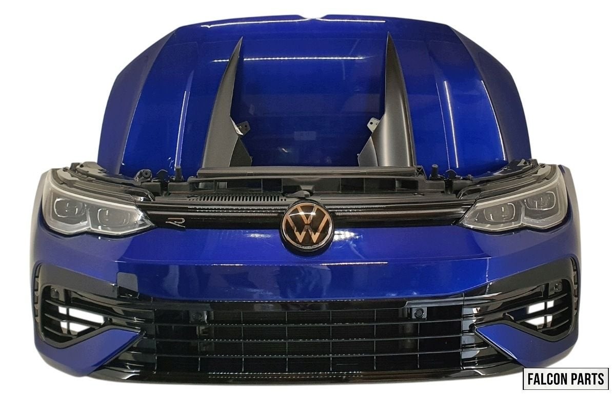 VW GOLF 8 VIII R COMPLETE VOORKOP. VOORBUMPER, ZIJSCHERMEN,, Gebruikt, -, Volkswagen, -
