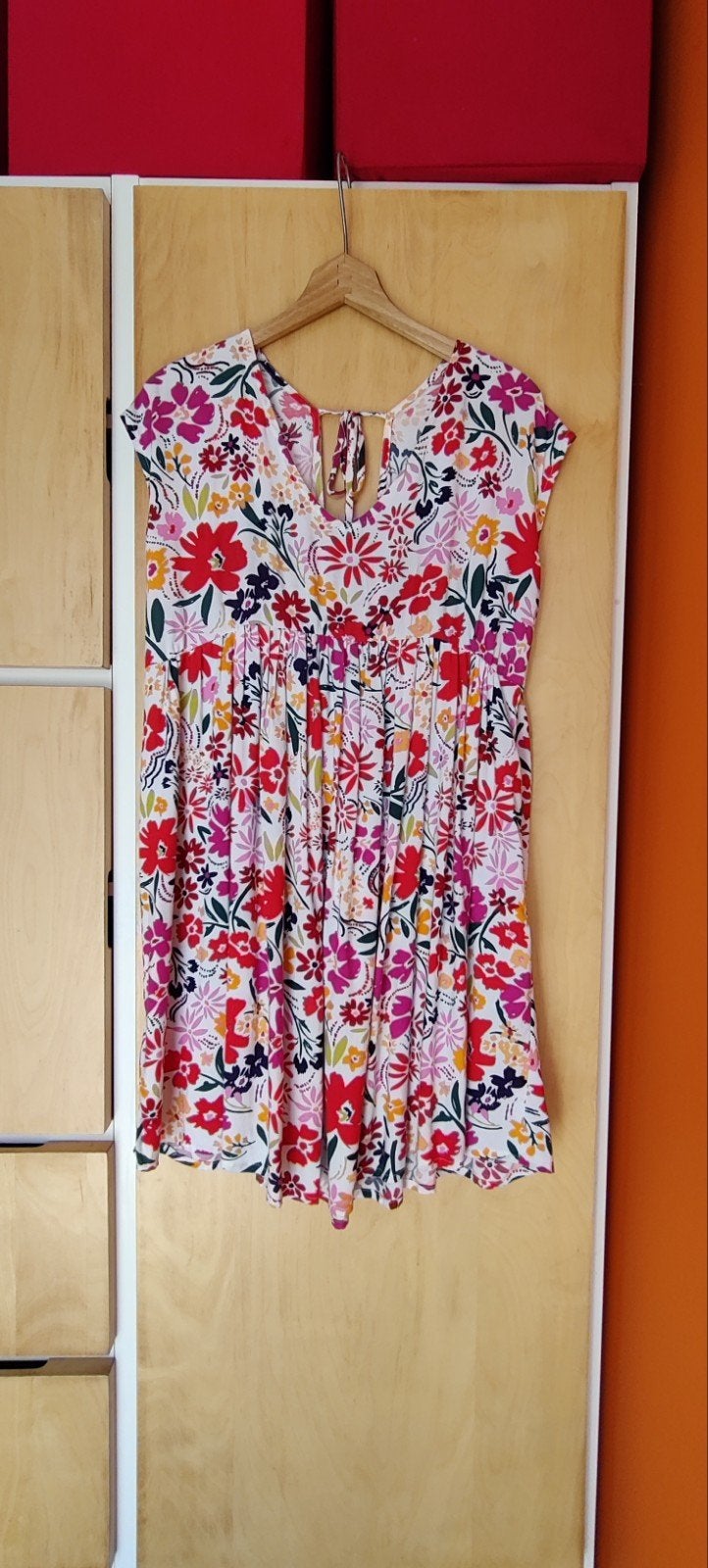 Luchtige, wijde zomerjurk maat 38, Kleding | Dames, Jurken, Maat 38/40 (M), Meerkleurig, Ophalen of Verzenden, Zo goed als nieuw