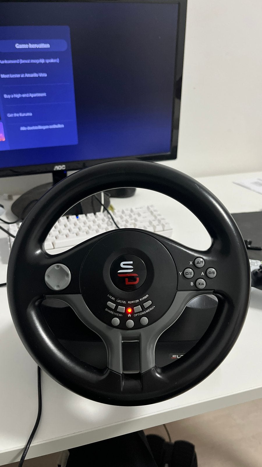 Stuur en pedaal, Ophalen, Gebruikt, Stuur of Pedalen, PlayStation 4
