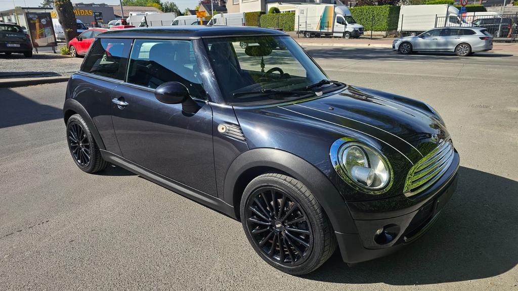 Mini Cooper 1.6L Benzine/AUTOMATICH/144.000Km/Bj 2007/Leder/, Autos, Mini, Achat, Noir, Automatique, Particulier