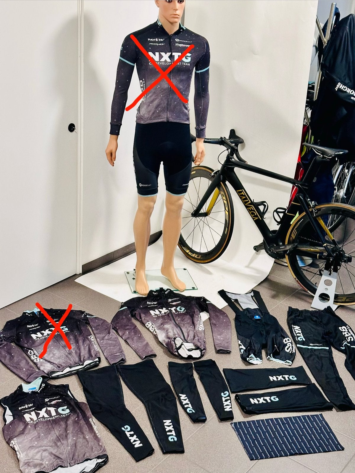 wielrenbroek wielrenjasje Ritsbroek windvanger Gaba Rogelli, Fietsen en Brommers, Zo goed als nieuw, Bovenkleding, Heren, M