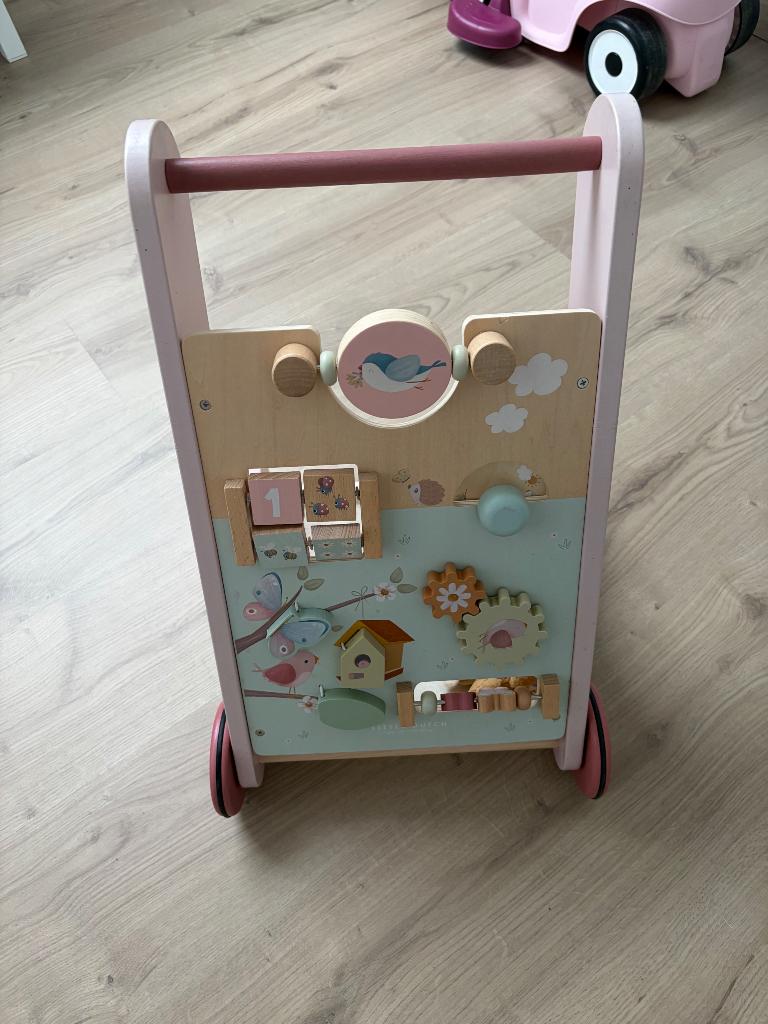 Little dutch activiteiten looprek, Kinderen en Baby's, Speelgoed | Houten speelgoed, Ophalen, Zo goed als nieuw, Rij- of Hobbelspeelgoed