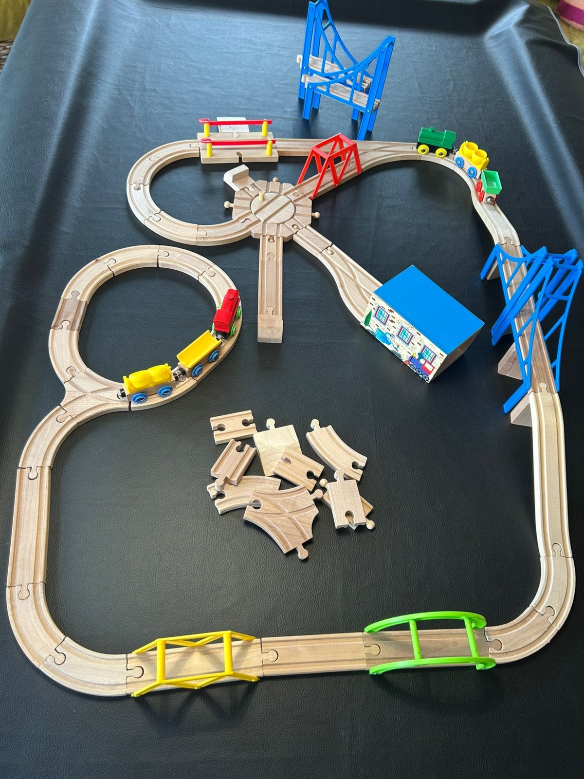 Houten trein, Kinderen en Baby's, Speelgoed | Thomas de Trein, Ophalen, Zo goed als nieuw