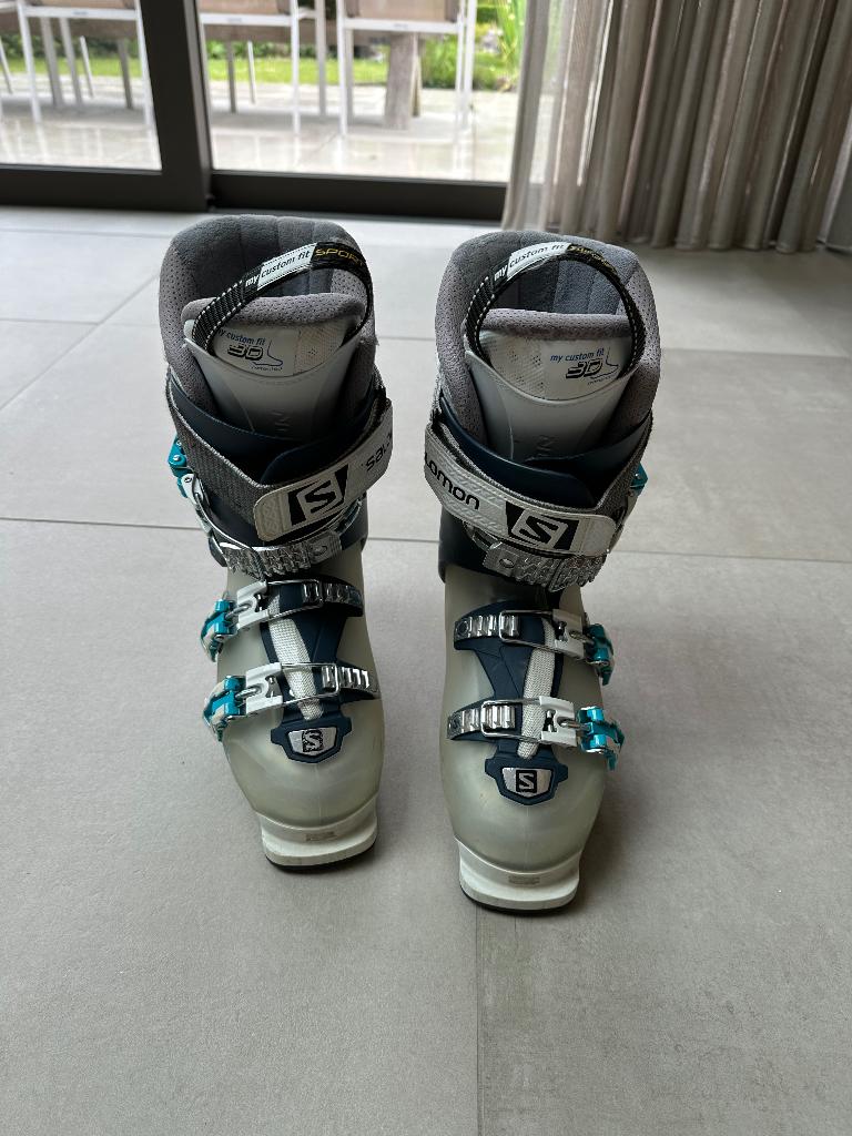 Skischoenen, Sport en Fitness, Skiën en Langlaufen, Ophalen, 140 tot 160 cm, Gebruikt, Schoenen