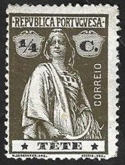 1 Postzegel Téte 1914 Ceres (Portugees Mozambique), Ophalen of Verzenden, Overige landen, Postfris