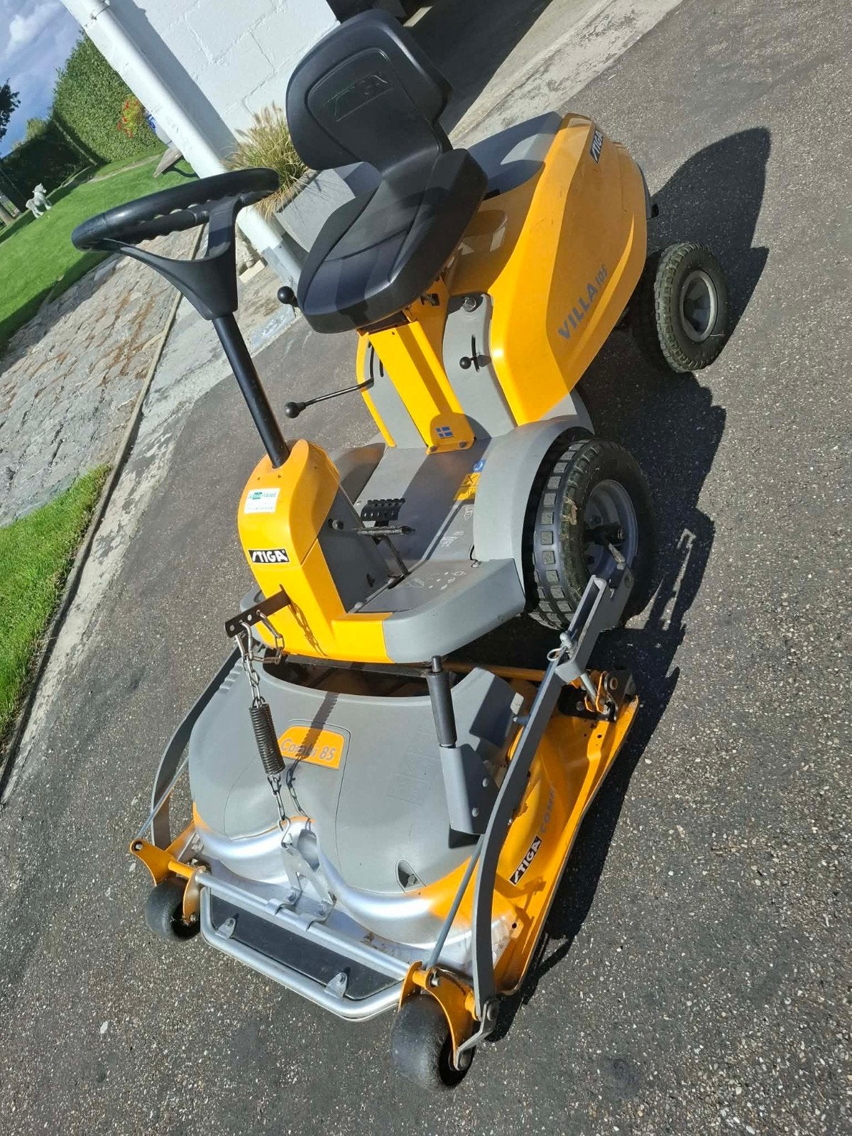 tracteurs de pelouse, Jardin & Terrasse, Tondeuses autoportées, Comme neuf, Enlèvement, 90 à 120 cm, Démarrage électrique