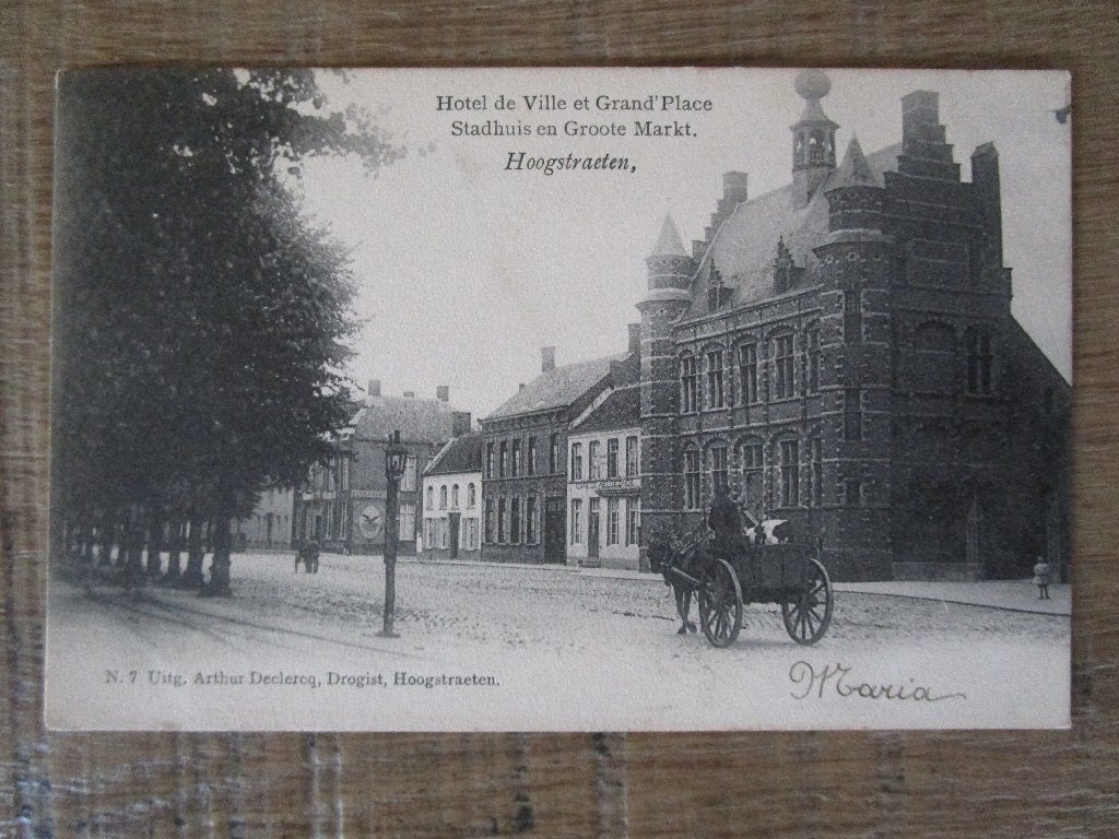 oude postkaarten Hoogstraten-Wiekevorst-Oostmalle, Ophalen of Verzenden, 1920 tot 1940, Gelopen, Stad of Dorp