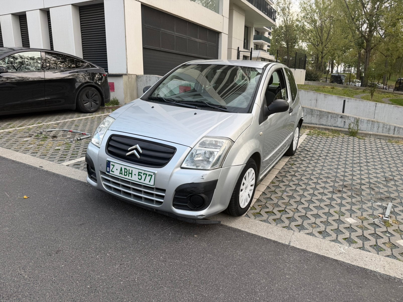 Citroën c2 1.1 essence, Auto's, Elektrische ramen, Bedrijf, C2, Te koop